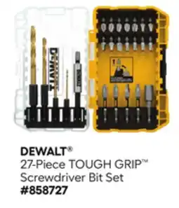 Lowe's DEWALT 27-Piece TOUGH GRIP Screwdriver Bit Set offer
