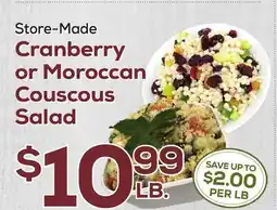 DeCicco & Sons Cranberry or Moroccan Couscous Salad offer