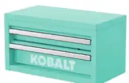 Lowe's 10.8-in Mini Teal Steel Tool Box offer