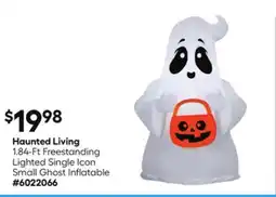 Lowe's 1.84-Ft Freestanding Lighted Single Icon Small Ghost Inflatable offer