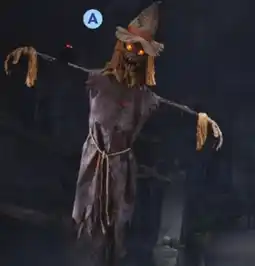 Lowe's 10.5-ft Talking/Animated Scarecrow Halloween Decoration offer