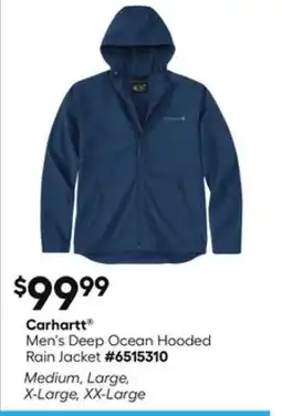 Lowe's Men's Deep Ocean Hooded Rain Jacket offer