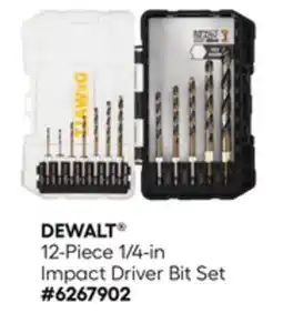 Lowe's 12-Piece 1/4-in Impact Driver Bit Set offer