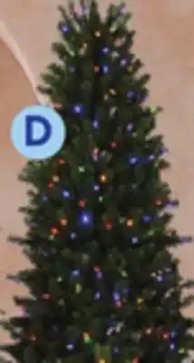 Lowe's GE 9-ft Colorado Spruce Pre-Lit Artificial Christmas Tree LED Lights offer