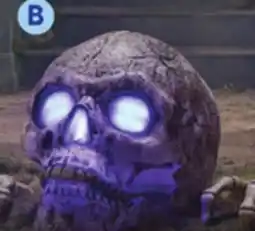 Lowe's Haunted Living 2.5-ft Freestanding Lighted Ground Breaker Skull Yard Decoration offer