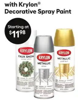 Lowe's Krylon Decorative Spray Paint offer