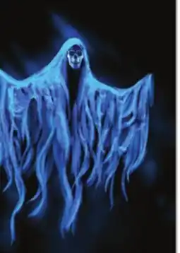 Lowe's Haunted Living LED Plug-In Blue Ghost Halloween Lights offer
