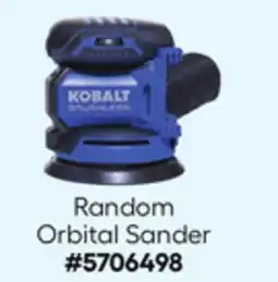 Lowe's Random Orbital Sander offer
