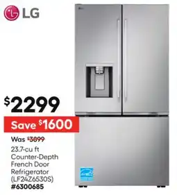 Lowe's 23.7-cu ft Counter-Depth French Door Refrigerator offer