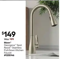 Lowe's Georgene Spot Resist Stainless Pull-Down Kitchen Faucet offer