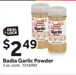 Stop&Shop Badia Garlic Powder offer