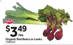 Stop&Shop Organic Red Beets or Leeks offer