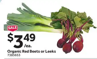 Stop&Shop Organic Red Beets or Leeks offer