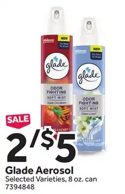 Stop&Shop Glade Aerosol offer
