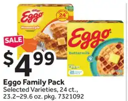 Stop&Shop Eggo Family Pack offer
