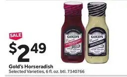 Stop&Shop Gold's Horseradish offer