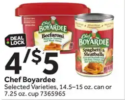 Stop&Shop Chef Boyardee offer