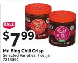 Stop&Shop Mr. Bing Chili Crisp offer