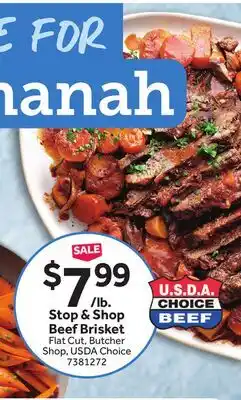 Stop&Shop Stop & Shop Beef Brisket offer