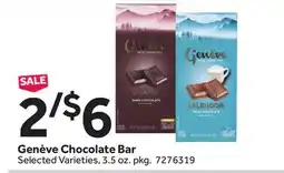Stop&Shop Genève Chocolate Bar offer