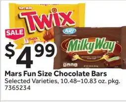 Stop&Shop Mars Fun Size Chocolate Bars offer