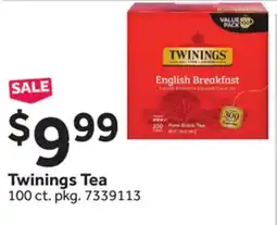 Stop&Shop Twinings Tea offer