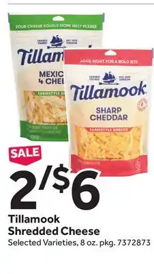 Stop&Shop Tillamook Shredded Cheese offer