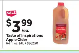 Stop&Shop Taste of Inspirations Apple Cider offer
