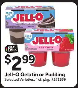 Stop&Shop Jell-O Gelatin or Pudding offer