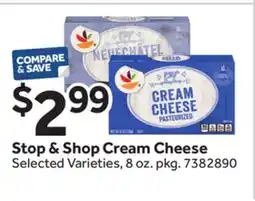 Stop&Shop Stop & Shop Cream Cheese offer