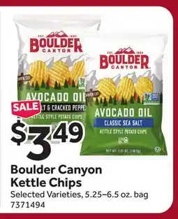 Stop&Shop Boulder Canyon Kettle Chips offer