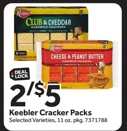 Stop&Shop Keebler Cracker Packs offer