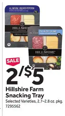 Stop&Shop Hillshire Farm Snacking Tray offer