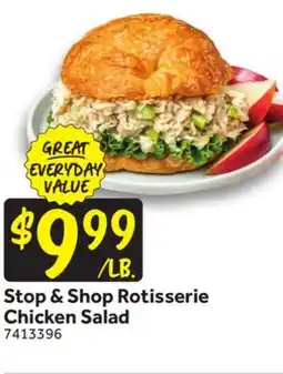 Stop&Shop Stop & Shop Rotisserie Chicken Salad offer