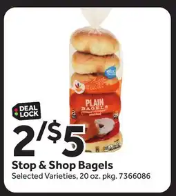 Stop&Shop Stop & Shop Bagels offer