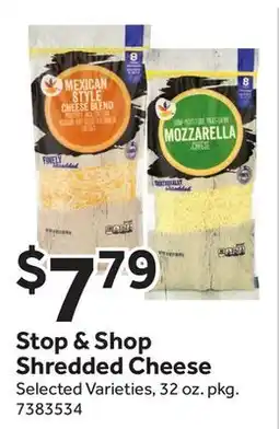Stop&Shop Stop & Shop Shredded Cheese offer