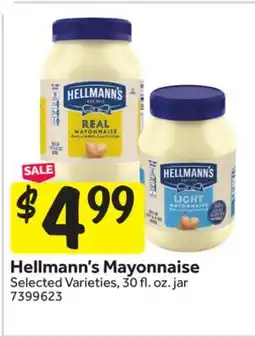 Stop&Shop Hellmann's Mayonnaise offer