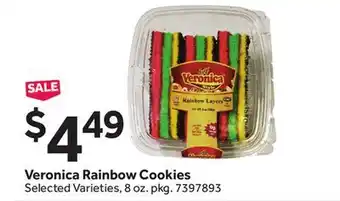 Stop&Shop Veronica Rainbow Cookies offer