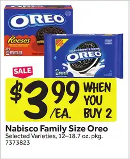 Stop&Shop Nabisco Family Size Oreo offer