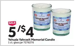 Stop&Shop Yehuda Yahrzeit Memorial Candle offer