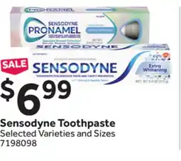 Stop&Shop Sensodyne Toothpaste offer