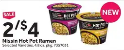 Stop&Shop Nissin Hot Pot Ramen offer