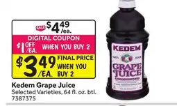 Stop&Shop Kedem Grape Juice offer