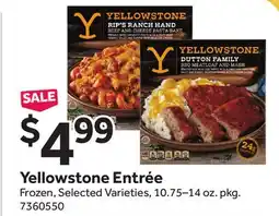 Stop&Shop Yellowstone Entrée offer