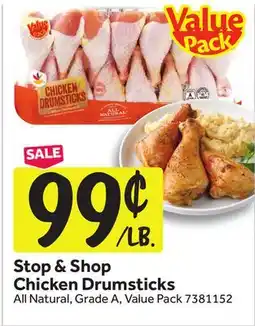 Stop&Shop Stop & Shop Chicken Drumsticks offer