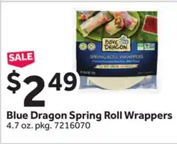 Stop&Shop Blue Dragon Spring Roll Wrappers offer