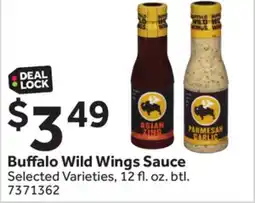 Stop&Shop Buffalo Wild Wings Sauce offer
