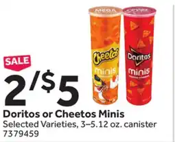 Stop&Shop Doritos or Cheetos Minis offer