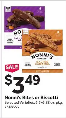 Stop&Shop Nonni's Bites or Biscotti offer