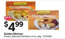 Stop&Shop Golden Blintzes offer
